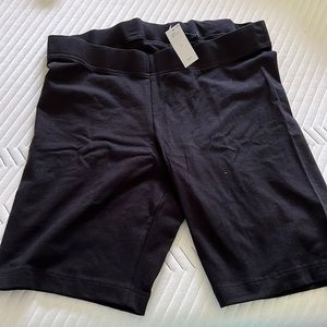 Black biker shorts